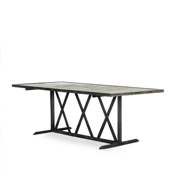 Industrial style tables.