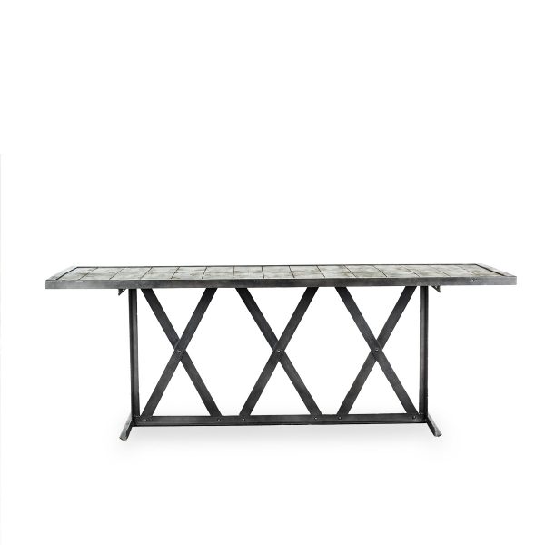 Table design industriel.