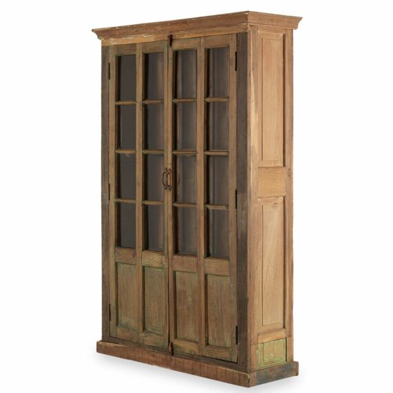 Ancienne vitrine bois.