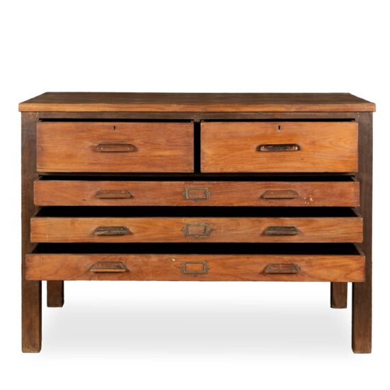 Antique drawer furniture.