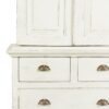 Antique white cabinet.