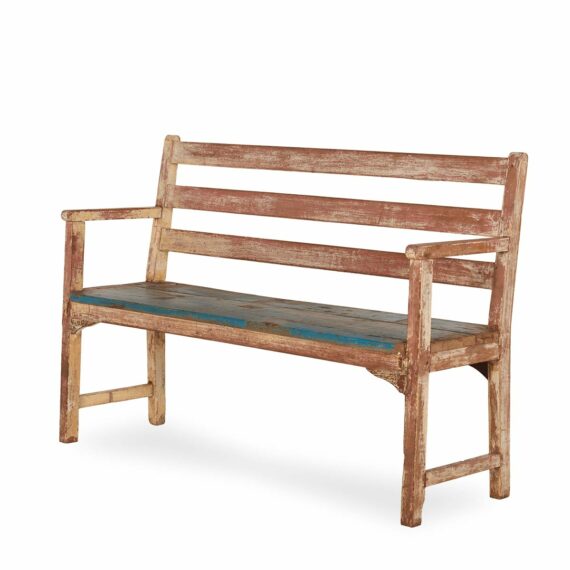 Antique wood bench.