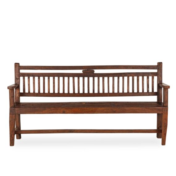 Antique wood bench.