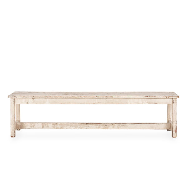 Banc blanc.