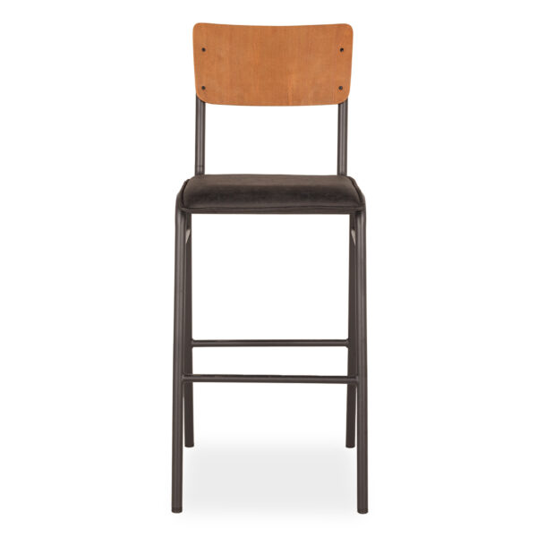 High stools with back.