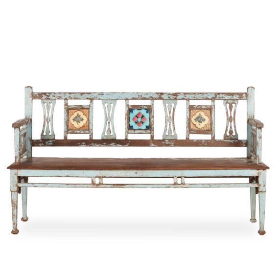 Antique and decorative bench.