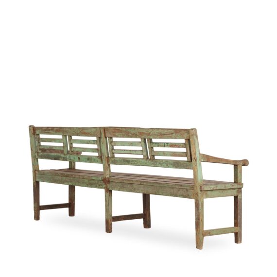 Green antique bench FS.