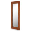 Wall wooden mirror.