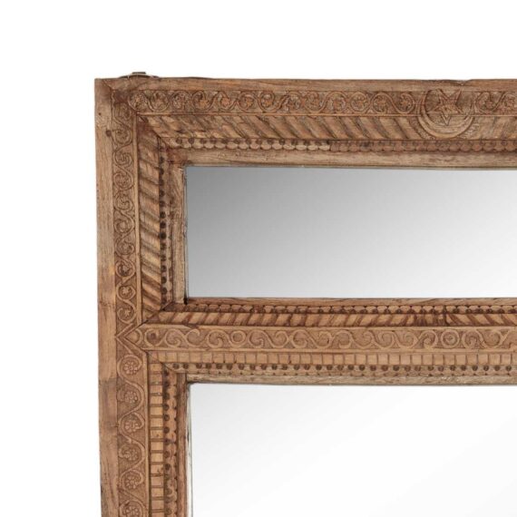 Old wood mirror.