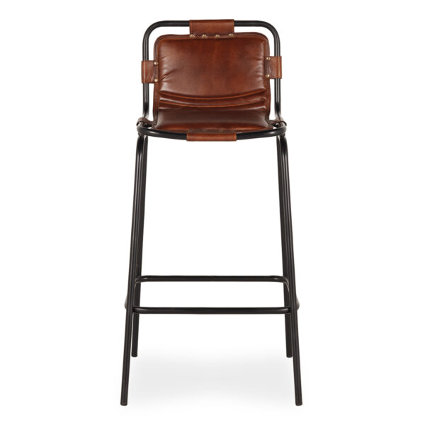 Leather stools.